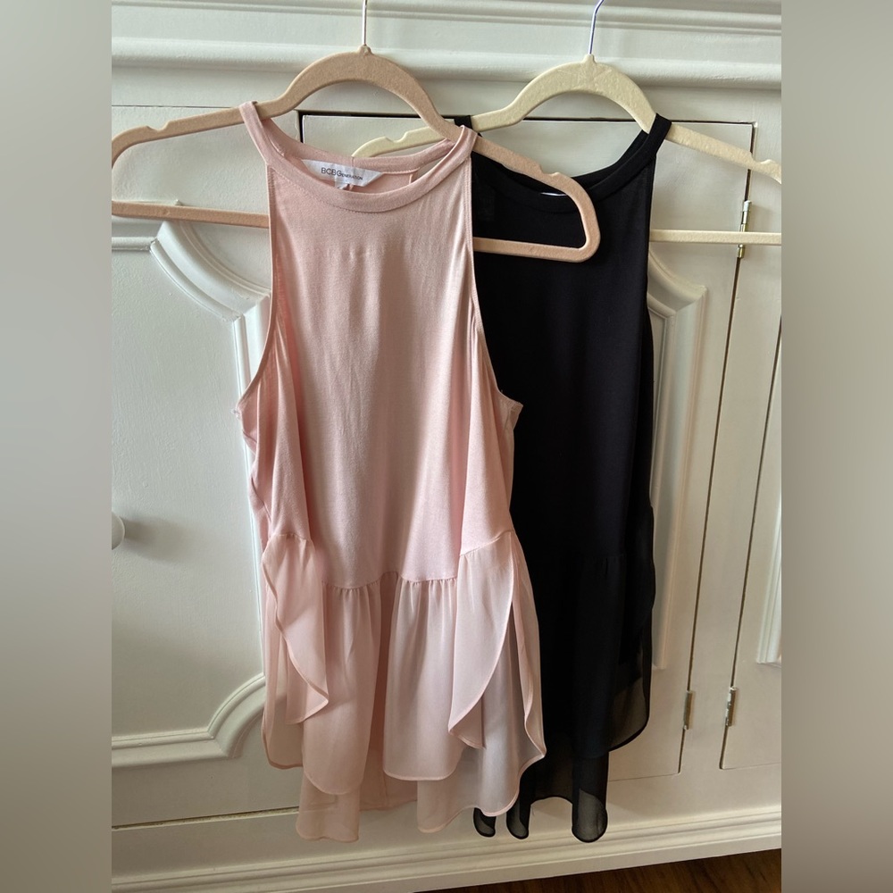 BCBGeneration tank BUNDLE pink+black